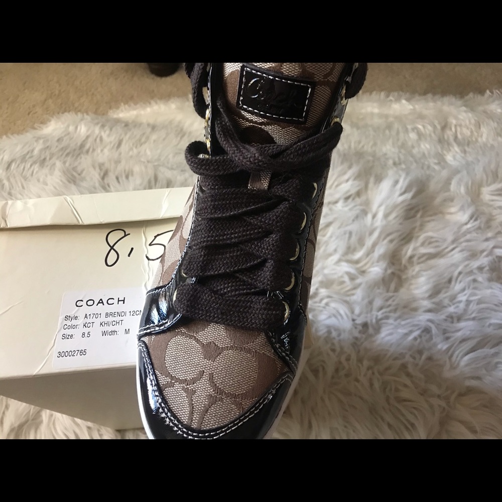 Authentic Coach BRANDI Q1083 signature high topten - Picture 4 of 12
